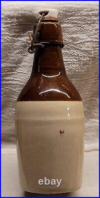 GARDNER'S OLD ENGLISH STYLE GINGER BEER ELMIRA NEW YORK STONEWARE w STOPPER