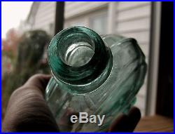GI-28ALBANY GLASS WORKS/BUST OF G. WASHINGTON/ALBANY N. Y. /SAILING SHIP pt. Flask