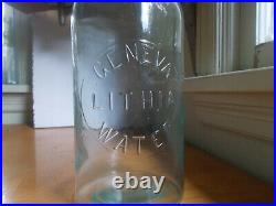 Geneva Lithia Water Rare 1890 Half Gallon Bottle From Geneva, Ny Lithia Spring