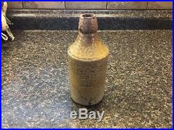 Geo Webers Bier Brewery Albany N. Y. Beer Stoneware 1858-1877 Salt Glaze Bottle