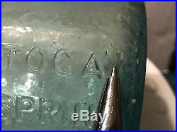 Geyser Saratoga Spouting Springs New York Bottle Killer Whittling Antique
