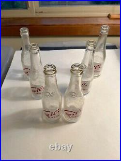 Gil's Six Pack Beverage Bottles, Circa 1949, 7 FL. OZ. Most Rare! Salem, NY