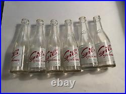 Gil's Six Pack Beverage Bottles, Circa 1949, 7 FL. OZ. Most Rare! Salem, NY