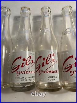 Gil's Six Pack Beverage Bottles, Circa 1949, 7 FL. OZ. Most Rare! Salem, NY