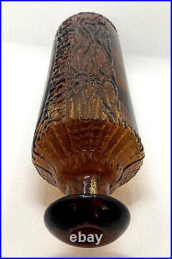 Glossy Dark Amber HH Warner Rochester NY Tippecanoe Bitters Bottle 1883 Embossed