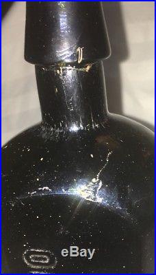 Green A. M. Bininger & Co Old Dominion Wheat Tonic Bottle No. 19 Broad St. NY