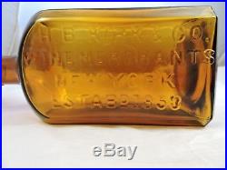 H. B. Kirk & Co. Wine Merchants New York Estab. D 1853 Honey Amber Color