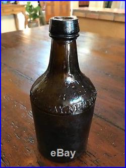 H. W. Bostwick A. G. T. NO. 574 Oak Orchard Acid Springs Bottle Lockport NY