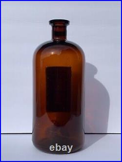 Heroin Medicine Bottle G. F. Harvey Co. Saratoga Springs, NY RARE Antique