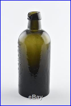 Hohenthal Brothers & Co Stoddard, NH Indelibe Writing Ink NY Glass Ink Bottle