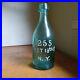 IRON PONTIL RARE D. L. O (D. L. ORMSBY) 255 WEST16th ST N. Y. 1850s SQUAT SODA BOTTLE