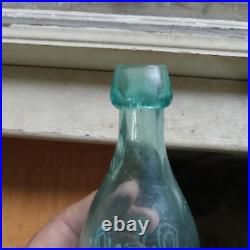 IRON PONTIL RARE D. L. O (D. L. ORMSBY) 255 WEST16th ST N. Y. 1850s SQUAT SODA BOTTLE