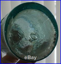Insane Crude Early Food Type Jar, Holman's Baking Powder, Buffalo, New York