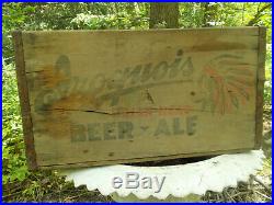 Iroquois Beer Buffalo New York Pre Prohibition Wood Beer Crate 24,12oz bottles