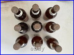 Iroquois Indian Head Beer & Ale Tray & 9 Bottles Buffalo, N. Y
