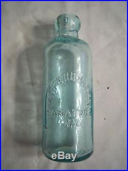 J. H. FARRINGTON, SARATOGA, N. Y. K. HUTTER Hutchinson bottle