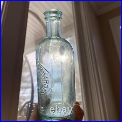 JOHN HEBERHARDT -PHARMACIST NY NEW YORK Druggist Citrate Medicine Antique Bottle