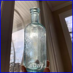 JOHN HEBERHARDT -PHARMACIST NY NEW YORK Druggist Citrate Medicine Antique Bottle