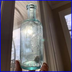 JOHN HEBERHARDT -PHARMACIST NY NEW YORK Druggist Citrate Medicine Antique Bottle