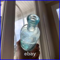 JOHN HEBERHARDT -PHARMACIST NY NEW YORK Druggist Citrate Medicine Antique Bottle