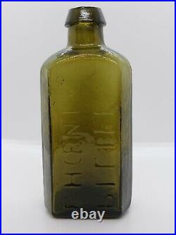 John Moffat Phoenix Bitters Price $1.00 New York Open Pontil Bottle