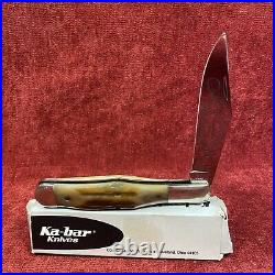 KA-BAR OLEAN NY Large Coke Bottle 1981 Club Knife