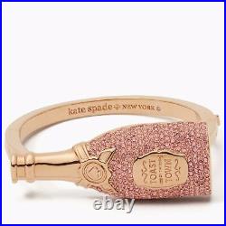Kate Spade Champagne Bottle Bracelet NWT Perfect Celebration