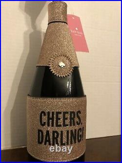 Kate Spade NY Chestnut street CHAMPAGNE BOTTLE wristlet NWT $199 CHEERS DARLING