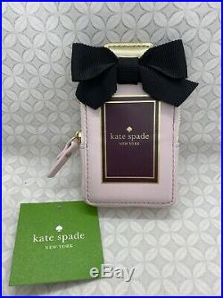 Kate Spade New York On Pointe Perfume Bottle Leather Coin Purse NWT