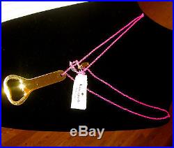 Kate Spade Ny Rare! Fun Bottle Opener Pendant Necklace Life Of The Party! Nwt