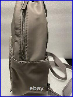 Kay Spade New York Dawn Large Backpack Soft Taupe Nylon New With Tags