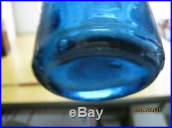 Killer Cobalt Blue Pontiled C. Cleminshaw Soda & Mineral Watertroy N. Y