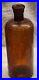 Large Embossed Martin H. Smith Co. Chemists New York Empty Amber Bottle