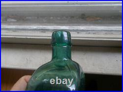 Large Size 7 1/4pretty Teal Gargling Oil Lockport, Ny Applied Lip Med Bottle