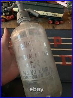Late 1800's, Mineral Water Bottle, Fountain Mineral Water Co New York