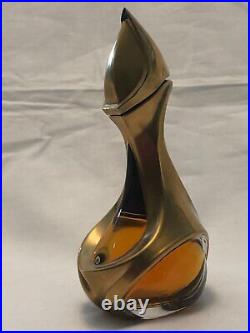 Limited Edition 1 oz Donna Karan New York Parfum 22k Gold Bottle Signed Weiss