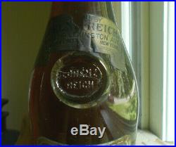 Lorenz Reich Applied Seal Emb Wine Bottle 1877 Dated Labels New York Tokayer Etc