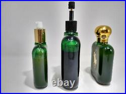 Lot (3) Rare Vintage Warner Lauren Polo Cologne and Aftershave Green Bottles NY