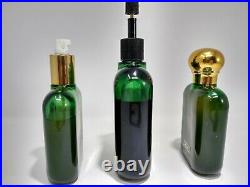 Lot (3) Rare Vintage Warner Lauren Polo Cologne and Aftershave Green Bottles NY