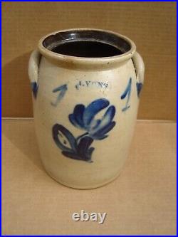 Lyons, NY 1 Gal. Jar withlid, c 1860