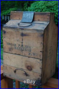 Macy & Jenkins Whiskey Advertising Bottle Crate Ny Edgar Harrison Prohibition