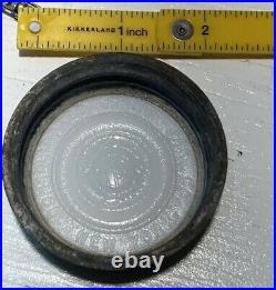 Mason's Patent Nov 30th 1858 Fruit Jar + Canning Lid Crude Bubbly NY USA 1870s