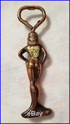 Mermaid Bottle Opener New York on Backside. (Truly Rare! Try finding another!)