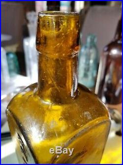 Meyer Bros & Co a Bitters Buffalo New York square RARE Golden Amber