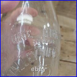 Milk Bottle Valley View Farm Whitehall NY New York One Quart B Bottle RARE HTF