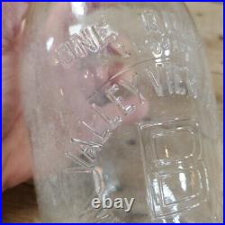 Milk Bottle Valley View Farm Whitehall NY New York One Quart B Bottle RARE HTF