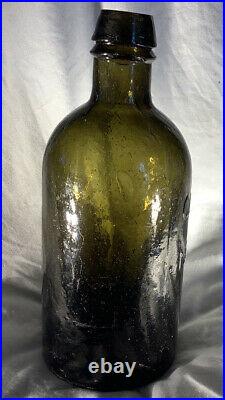 Mineral Water Bottle Clarke & Co, New York, 1 Pint