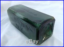 Mint Dark Green Dr Townsends Sarsaparilla New York 1855 Iron Pontil