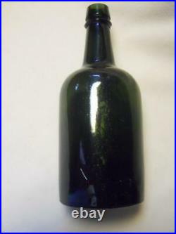 Mossy True Green Quart Congress & Empire Saratoga NY Mineral Spring Water Bottle