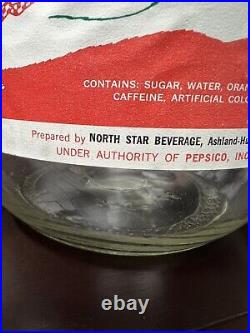 Mountain Dew Fountain Syrup One Gallon Clear Glass North Star Beverage N. Y